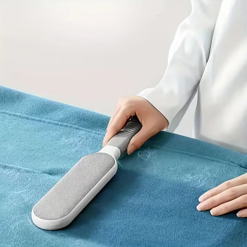 Double-Sided Pet Hair Remover Brush for Clothes Sofa Carpet Reusable Lint Cleaner