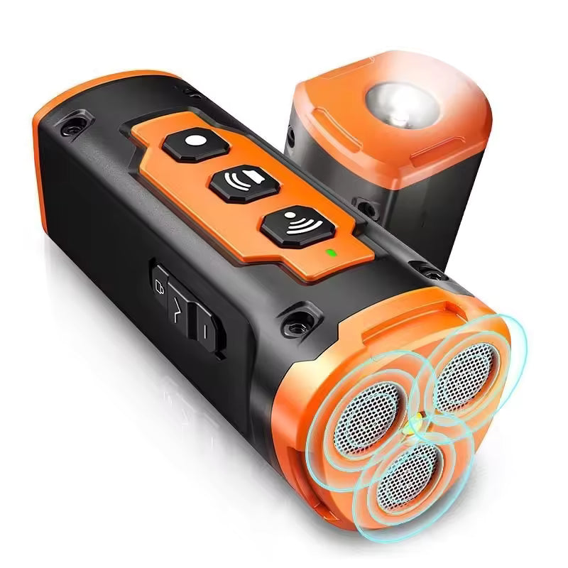 2000mAh Ultrasonic Dog Repeller Rechargeable Training Device With LED Light